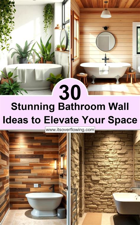 30 Stunning Bathroom Wall Ideas to Elevate Your Space