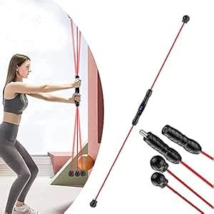 ShreeVoke Elastic Fitness Bar, Fitness Exercise Bar, Fat Rejection Bar ...