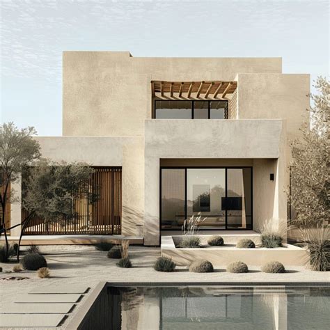 Modern Minimalist Pueblo Home: Serene Elegance in Southwestern Style in ...