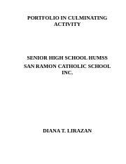 Image result for Culminating Activity Reflection Paper