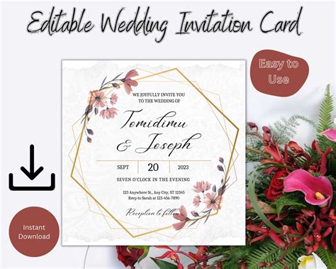 Image result for Wedding Invitation Card Design