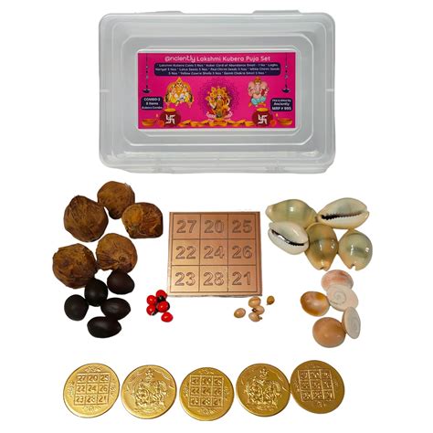 Anciently Kuber Puja Kit | Kuber Pooja Set | Lakshmi Kubera Pooja Set ...