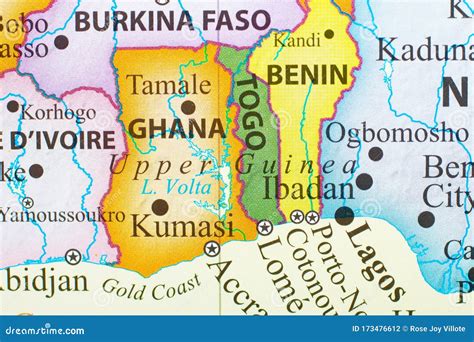 Togo Map Of Africa