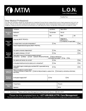Fillable Online new dhh louisiana LON Form - DHH - new dhh louisiana ...