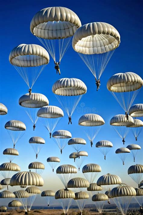 Round Landing Parachutes Stock Illustrations – 4 Round Landing ...