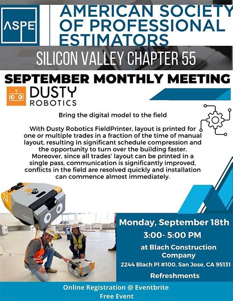 Dusty Robotics Presentation, Blach Construction, San Jose, 18 September ...