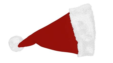 3D Santa Claus Hat Lying on Surface Fur | 3D Molier International