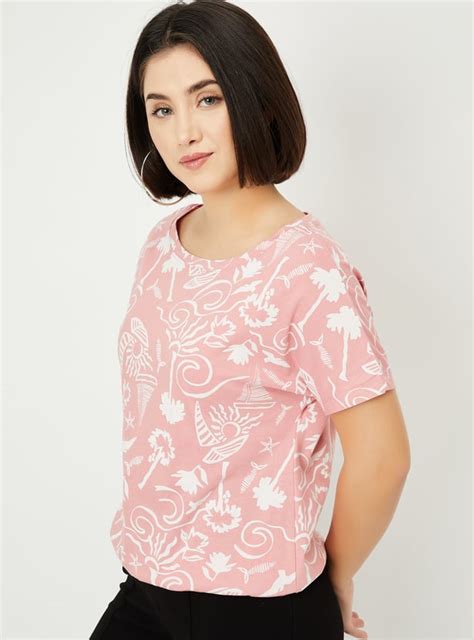 Buy Women Printed T-shirt Online at just Rs. 399.0 - 1000014818767 ...
