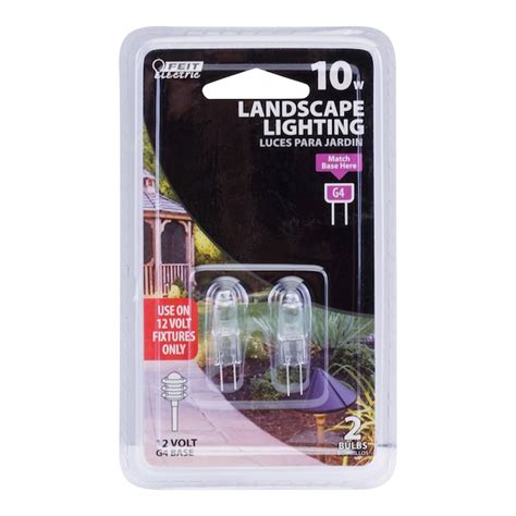 Feit Electric Halogen JC 10-Watt EQ JCT3 Warm White G4 Base Dimmable ...