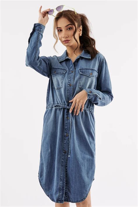 Women's denim shirt and explore our timeless classic denim dresses
