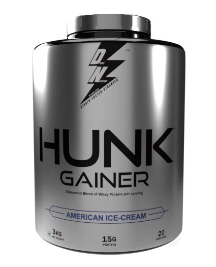 Buy Hunk Mass Gainer (3kg) Online in India – Divine Nutrition