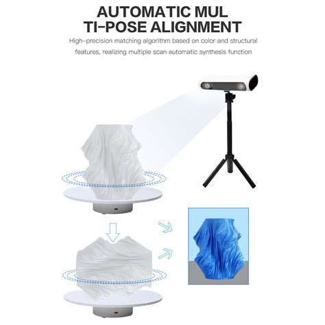 Buy CR-SCAN01 3D Modeling Scanner High Upgraded W/ Turntable & Tripod ...
