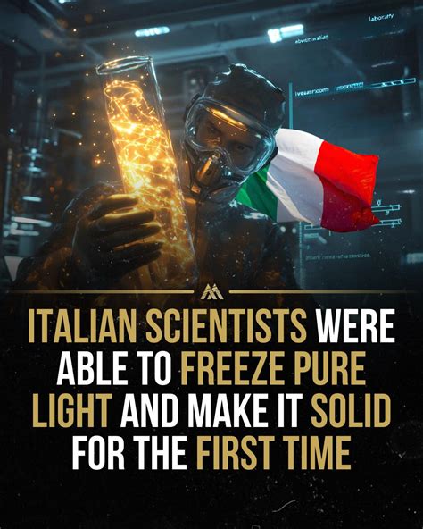 MINDSET THERAPY™ | Italian Scientists Freeze Pure Light & Turn It Solid ...