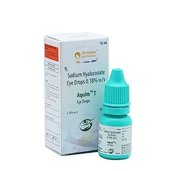 AQUIM T 0.18% W/V - Vial of 10 ml Eye Drops : Amazon.in: Health ...