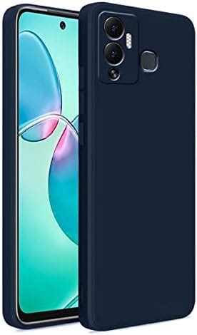 LIRAMARK Silicone Soft Back Cover Case for Infinix Hot 12 Play (Blue ...