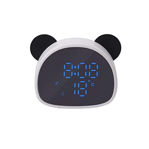 Buy Enjoy Best Time Cute Panda Alarm Clock,Digital LED Desktop Clock ...