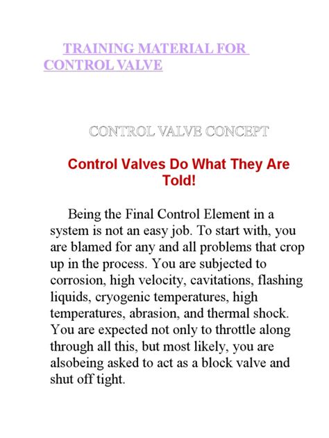 Control Valve Training 的图像结果