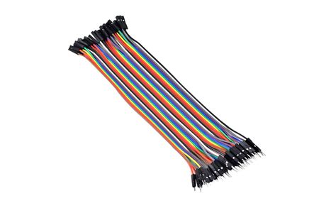 REES52 40pcs 20cm Male to Female Breadboard Dupont Wires Jumper Cables ...