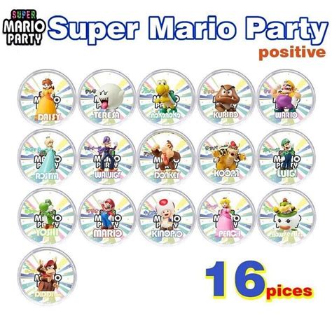 16 pcs/set Super Mario Party Game Cards NFC Tag | Ubuy India