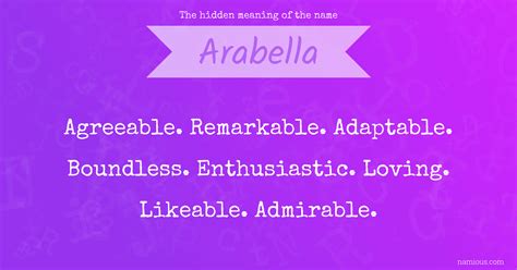 Arabella Name
