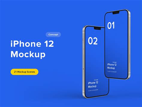 iPhone 12 Mockup - 21 Mockups Scenes | Iphone, Mockup, Apple mobile phones