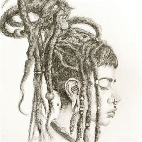 Image result for Dreadlock Drawing Tutorial