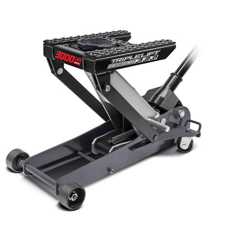 Powerbuilt, 1.5 Ton Triple Lift Floor Jack, Lift Capacity 1.5 Tons, Max ...