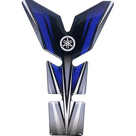 Yamaha Fuel Tank Scratch Protector Tank Pad for FZ Bikes (Blue & Gray ...