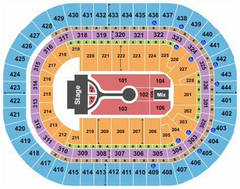 Honda Center Seat Chart - Center Seating Chart