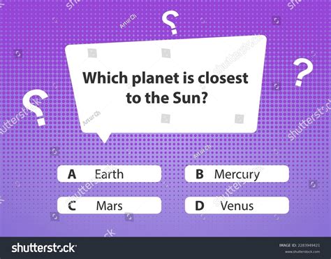 Template Questions Answers On Theme Space Stock Vector (Royalty Free) 2283949421 | Shutterstock