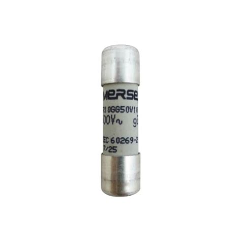 S218194 / FR10GG50V10 Mersen | Mersen 10A GG Ceramic Cartridge Fuse, 10 ...