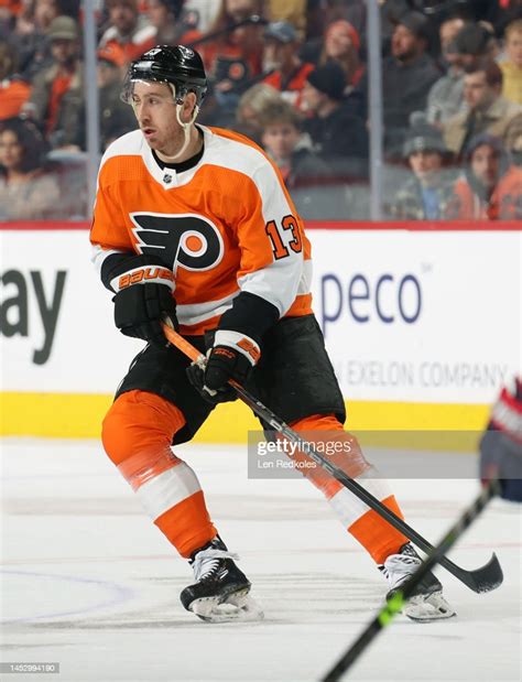 Kevin Hayes of the Philadelphia Flyers skates against the Columbus ...