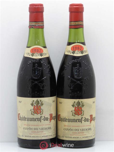 Buy Châteauneuf-du-Pape Cuvée du Vatican Diffonty 1967 (lot: 5072)