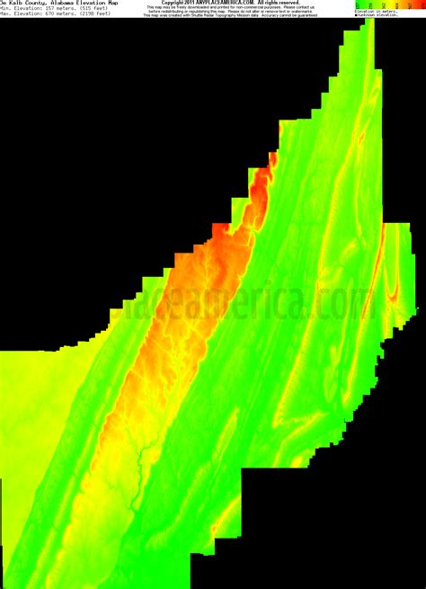 Free DeKalb County, Alabama Topo Maps & Elevations