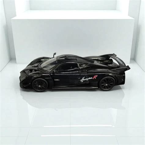 RMZ Hobby 1:32 Pagani Huayra R Die-Cast Model Car – Black with Openable ...