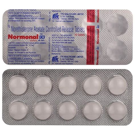 Normonal CR - Strip of 10 Tablets : Amazon.in: Health & Personal Care
