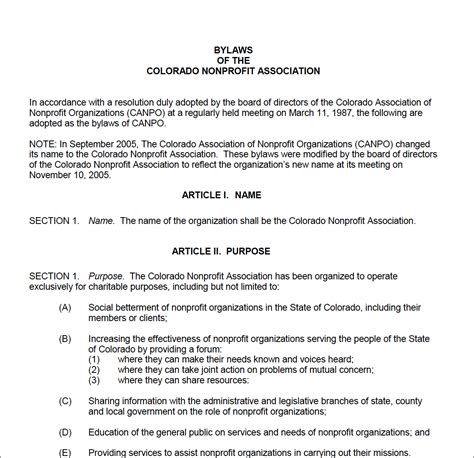 How to Write Successful Nonprofit Bylaws | Instrumentl