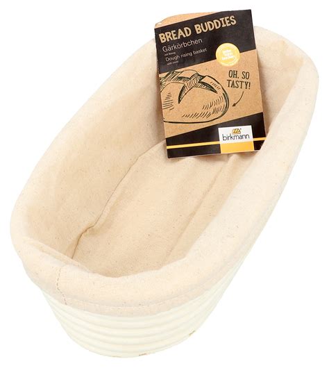 Birkmann - Dough Rising Basket with Cover Oblong 30x14cm - The Potlok
