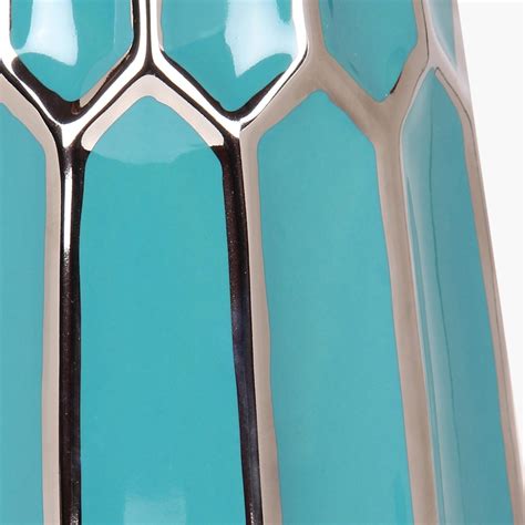 Buy Splendid Tall Teal Vase from Home Centre at just INR 1295.0