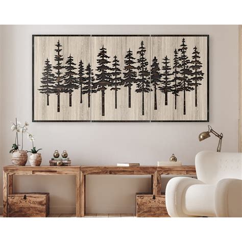 Custom Wood Wall Art - Carved Into Wood - Nature and Cabin Art ...