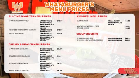 Updated Whataburger's Menu Prices + Secret Items (2024)