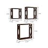 Home Sparkle MDF Wooden Wall Shelves (Brown) : Amazon.in: Home & Kitchen