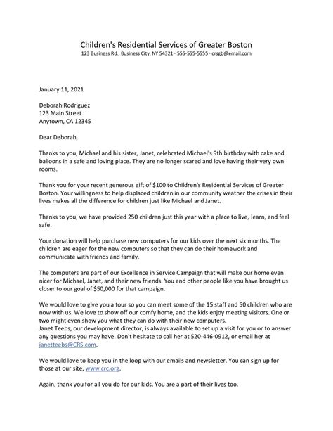 Thank You Letters Donors Will Love