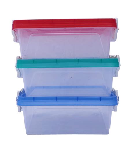 Buy R2 Multipurpose Handle Lock Container Set, Butter Boxes Set of 3 ...