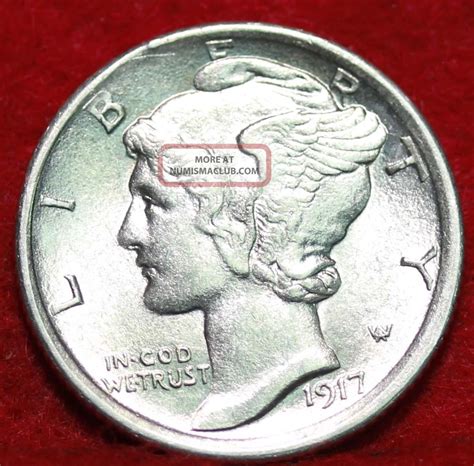 1917 Mercury Dime S/h