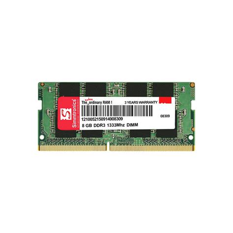 Amazon.in: Buy SIMMTRONICS SO-DIMM RAM DDR3 8 GB 1333Mhz Online at Low ...