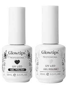 Buy Professional Black and White Gel Nail Polish Set (15ml) | High ...