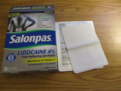 Salonpas Pain Relieving Gel-Patch With Maximum Strength Lidocaine at Jorja Helms blog