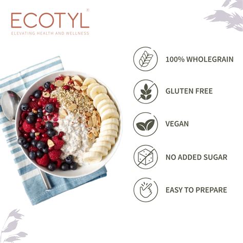Oats for Nutrition & Daily Wellness - 500g | Ecotyl – Ecotyl - 100% ...