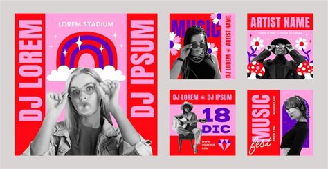 Social media poster Vectors - Download Free High-Quality Vectors from ...